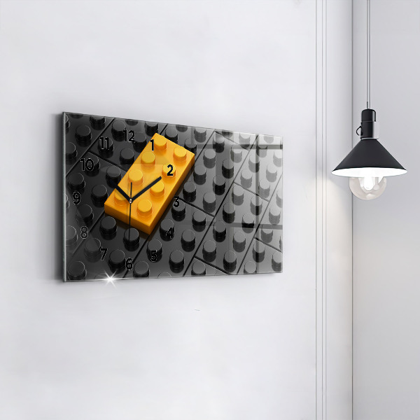 Horloge rectangulaire horizontale Blocs de jouets