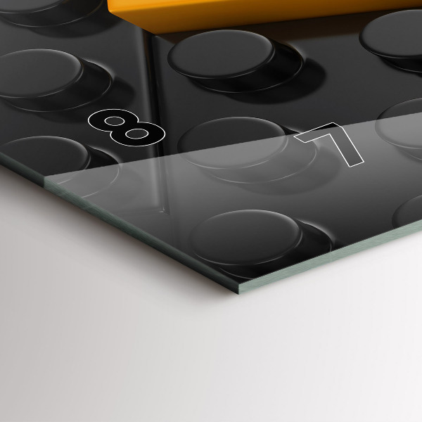 Horloge rectangulaire horizontale Blocs de jouets