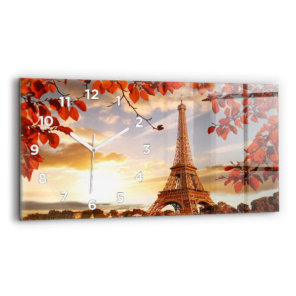 Horloge rectangulaire horizontale Tour Eiffel