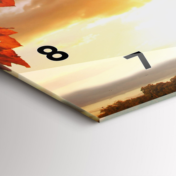 Horloge rectangulaire horizontale Tour Eiffel