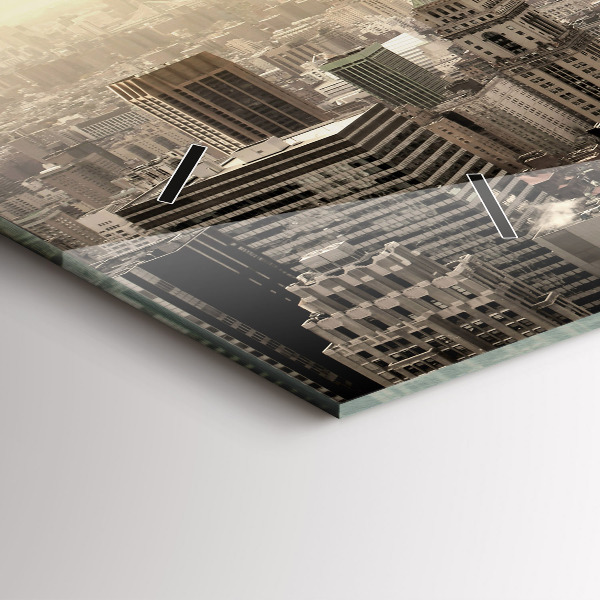 Horloge rectangulaire horizontale Tours de New York