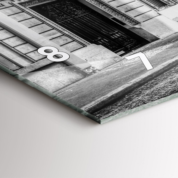 Horloge rectangulaire horizontale Vieille ville de voitures