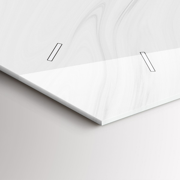 Horloge murale horizontale Marbre décoratif