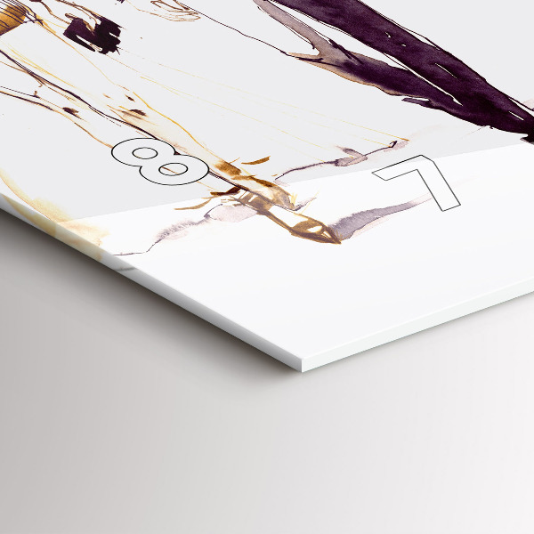 Horloge rectangulaire horizontale Femme et homme