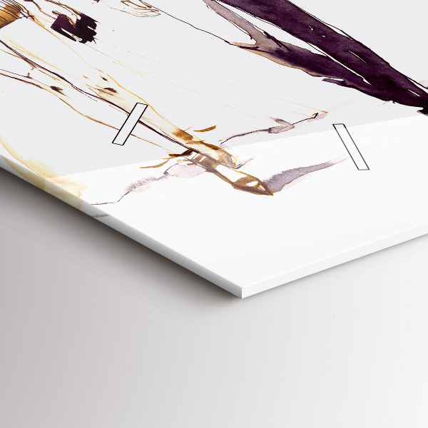 Horloge rectangulaire horizontale Femme et homme