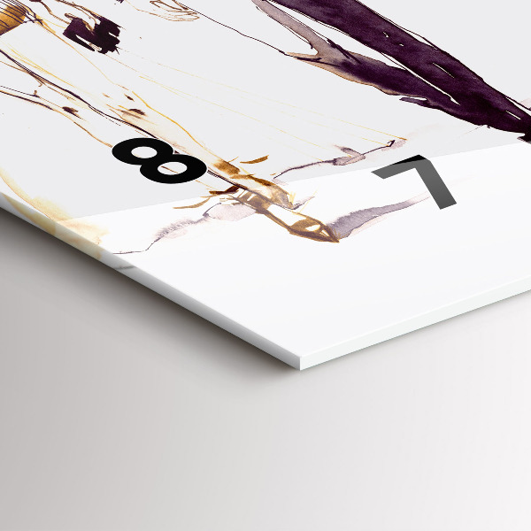 Horloge rectangulaire horizontale Femme et homme