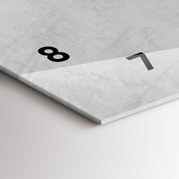 Horloge murale horizontale Mur de pierre