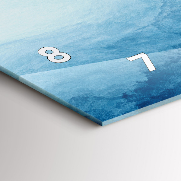 Horloge rectangulaire horizontale Eau de captage