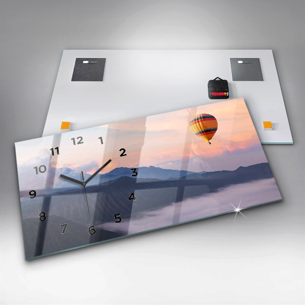 Horloge rectangulaire horizontale Beau paysage