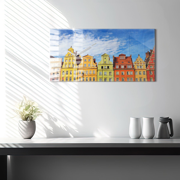 Horloge rectangulaire horizontale Wroclaw - Vieille ville
