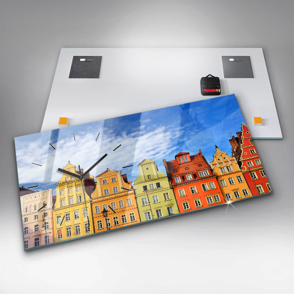 Horloge rectangulaire horizontale Wroclaw - Vieille ville