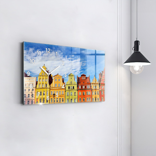 Horloge rectangulaire horizontale Wroclaw - Vieille ville