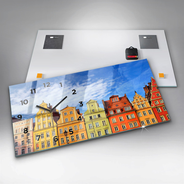 Horloge rectangulaire horizontale Wroclaw - Vieille ville