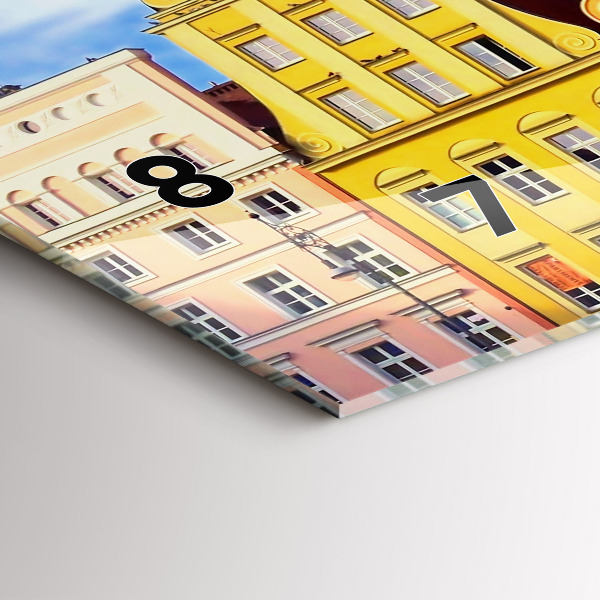 Horloge rectangulaire horizontale Wroclaw - Vieille ville
