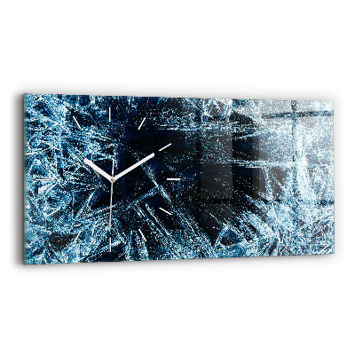 Horloge rectangulaire horizontale Mur gelé