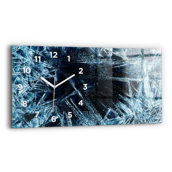 Horloge rectangulaire horizontale Mur gelé