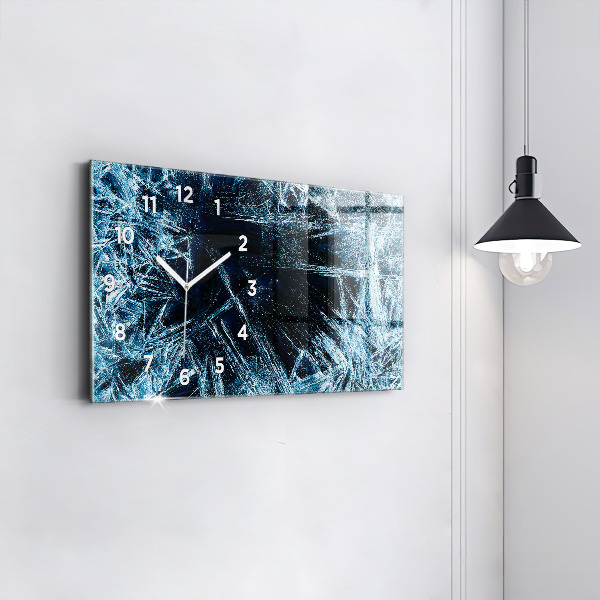 Horloge rectangulaire horizontale Mur gelé