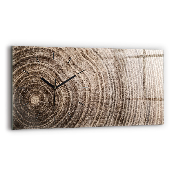 Horloge rectangulaire horizontale Tronc