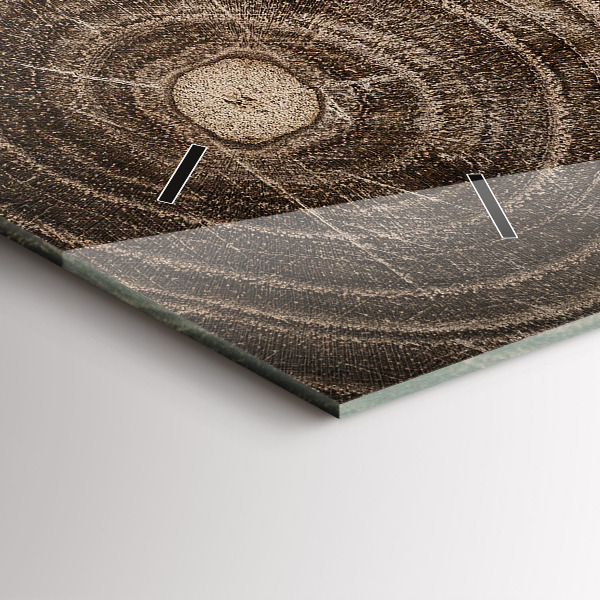 Horloge rectangulaire horizontale Tronc