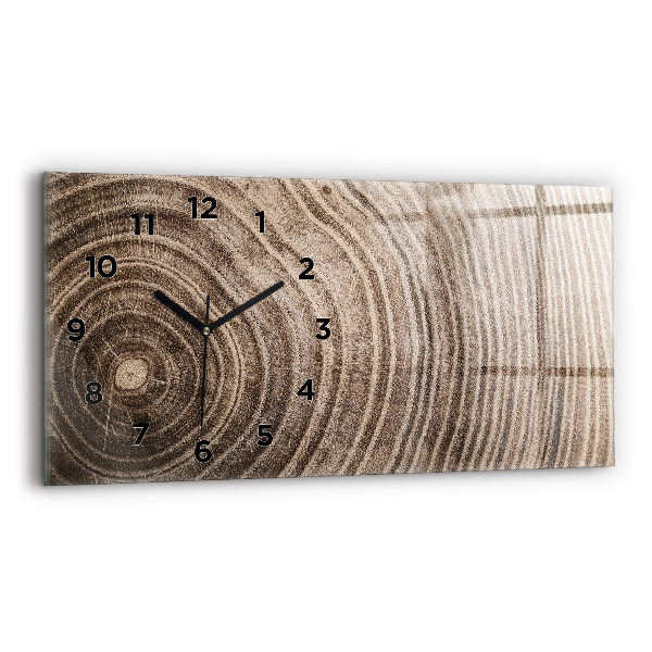 Horloge rectangulaire horizontale Tronc