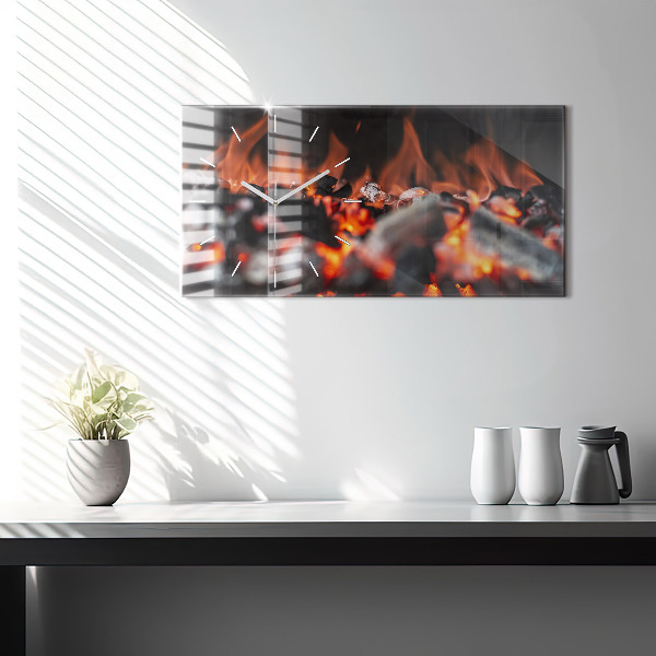 Horloge rectangulaire horizontale Grille