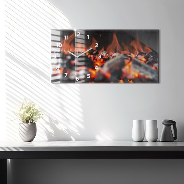 Horloge rectangulaire horizontale Grille