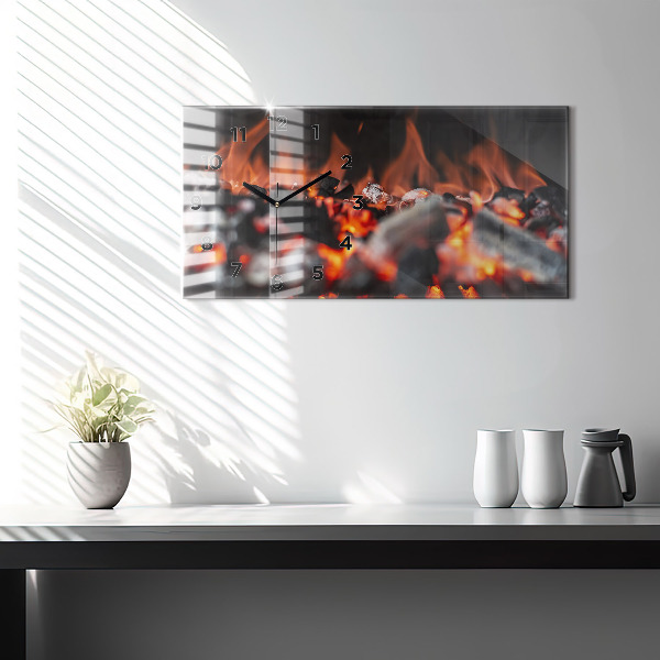 Horloge rectangulaire horizontale Grille