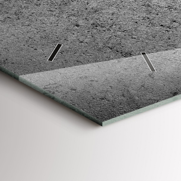 Horloge rectangulaire horizontale Mur industriel