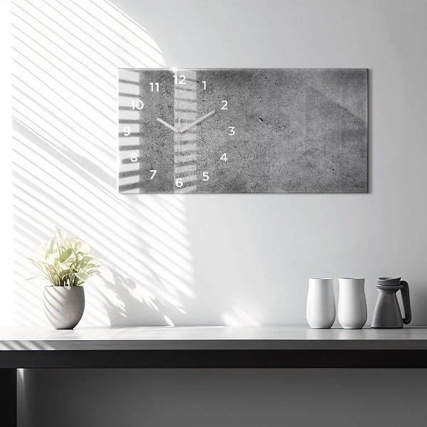 Horloge rectangulaire horizontale Mur industriel