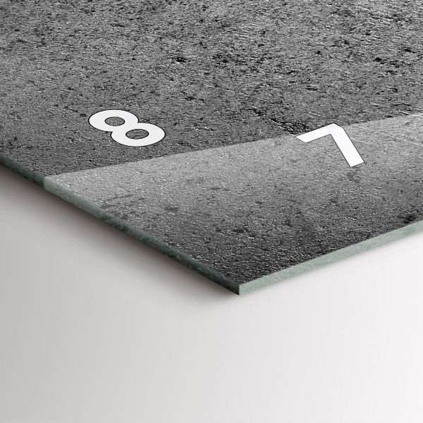 Horloge rectangulaire horizontale Mur industriel