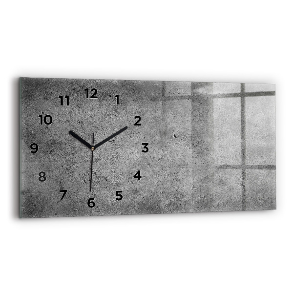 Horloge rectangulaire horizontale Mur industriel