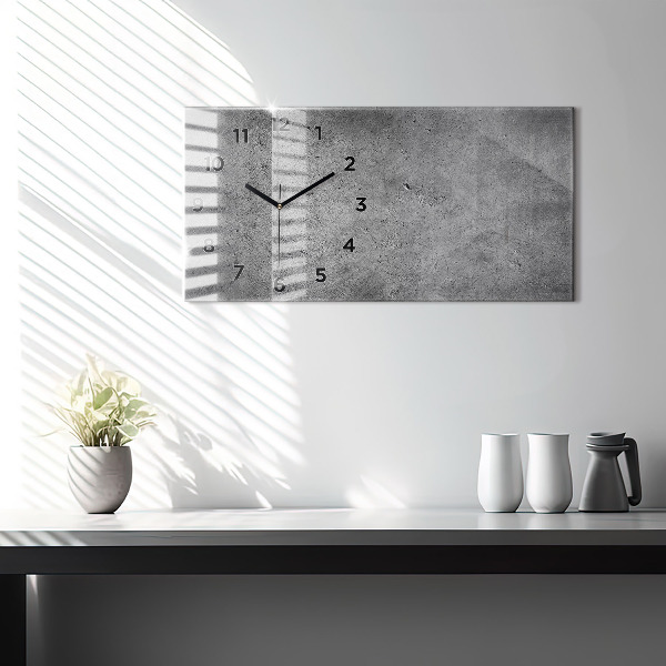 Horloge rectangulaire horizontale Mur industriel