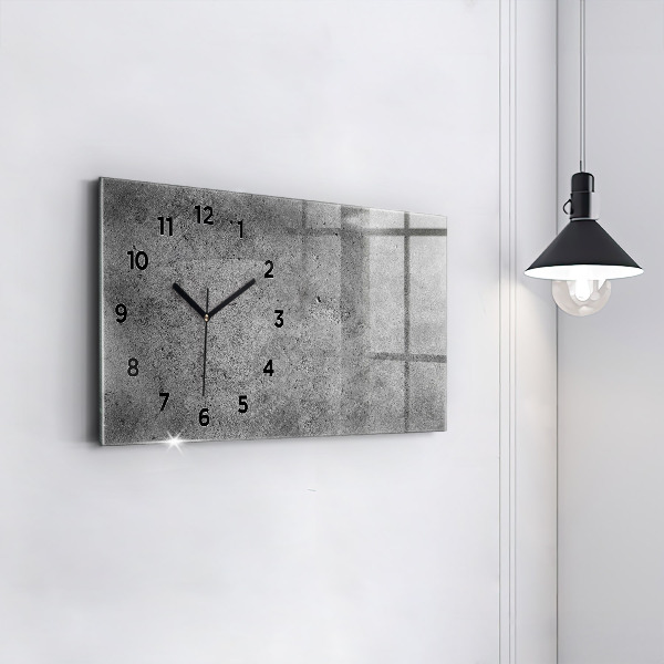 Horloge rectangulaire horizontale Mur industriel