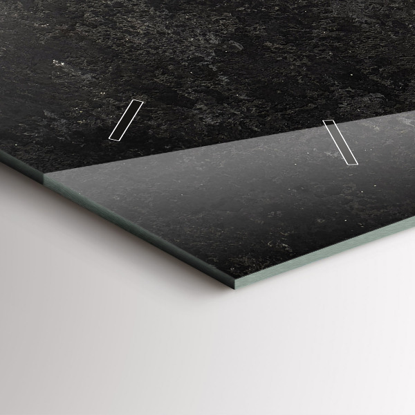 Horloge murale horizontale Cœur de poivrons