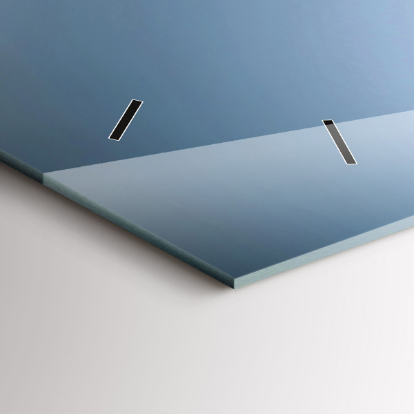 Horloge murale horizontale Un verre de vin