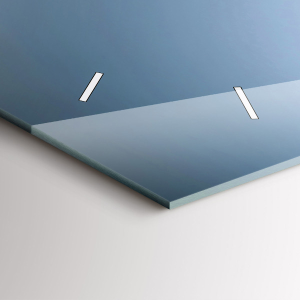 Horloge murale horizontale Un verre de vin