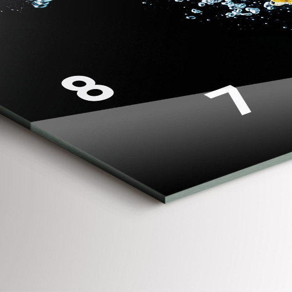 Horloge murale horizontale Ananas