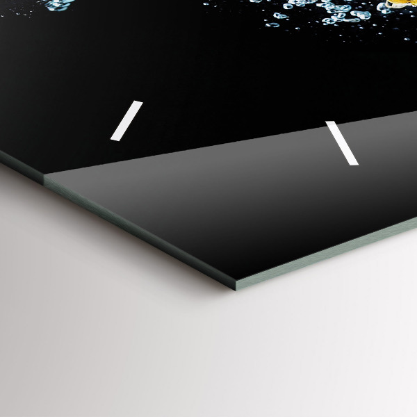 Horloge murale horizontale Ananas