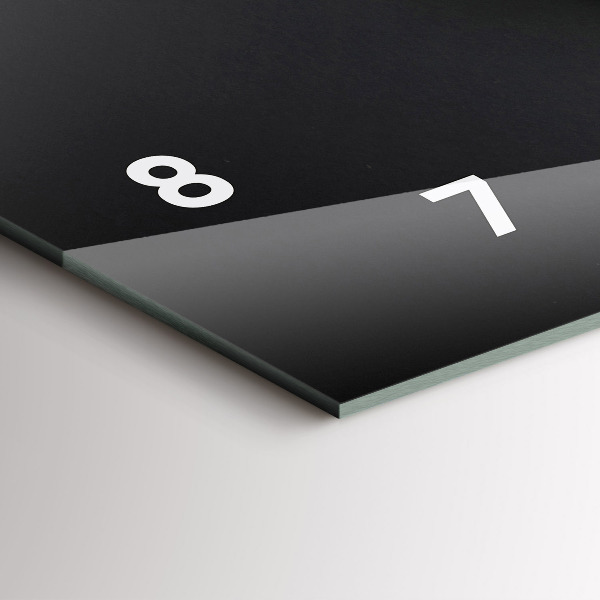 Horloge murale horizontale Une tasse de café