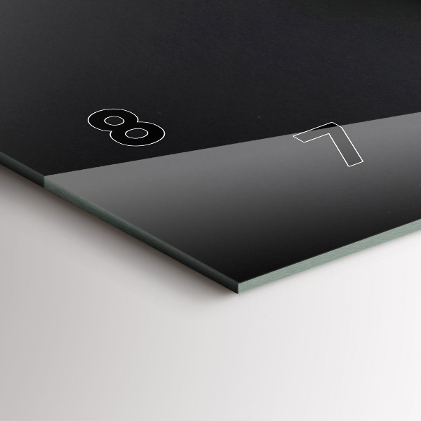 Horloge murale horizontale Une tasse de café