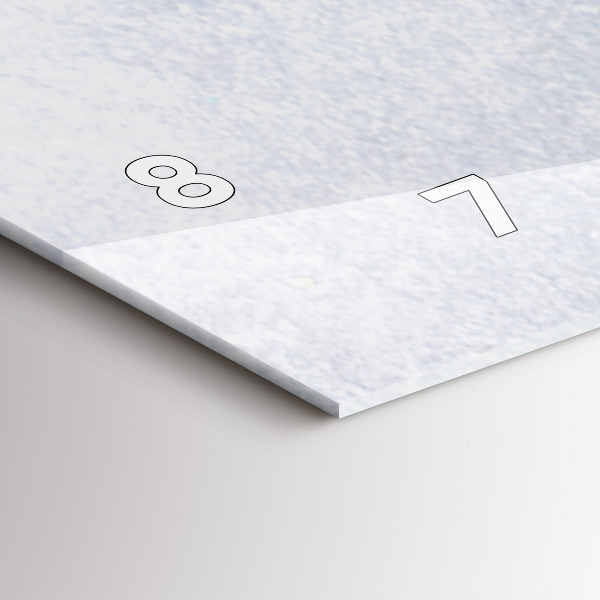 Horloge murale horizontale Un morceau de gâteau