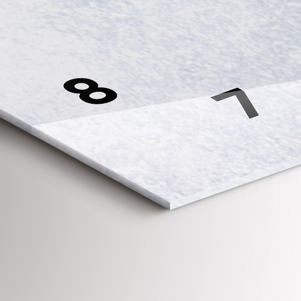 Horloge murale horizontale Un morceau de gâteau