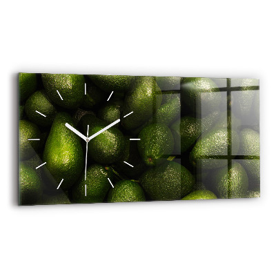 Horloge murale horizontale Avocat
