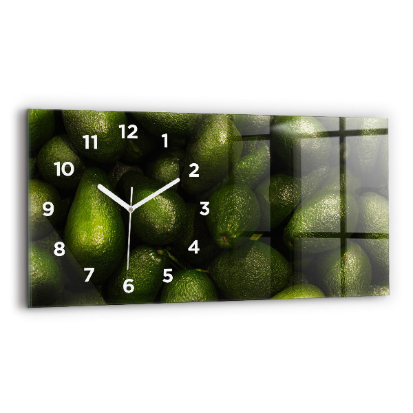 Horloge murale horizontale Avocat