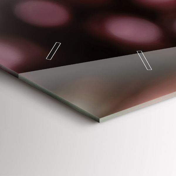 Horloge murale horizontale Un verre de vin rouge