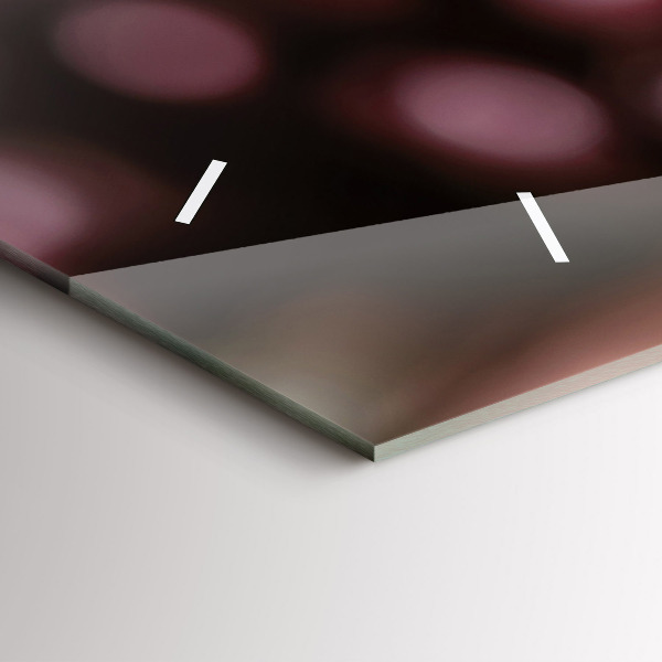 Horloge murale horizontale Un verre de vin rouge