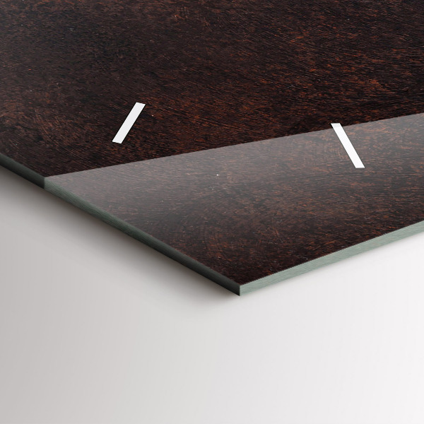 Horloge murale horizontale Une tasse de café