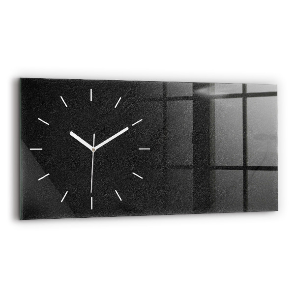 Horloge murale horizontale Roche sombre