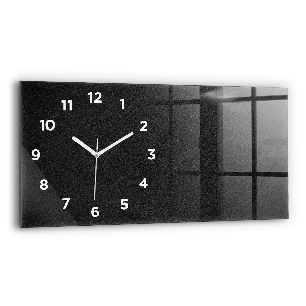 Horloge murale horizontale Roche sombre