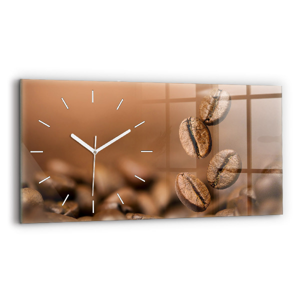 Horloge murale horizontale Couleurs abstraites